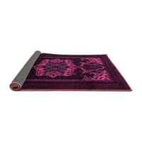Ahgly Company Indoor Rectangle Персийски розови традиционни килими, 7 '9'