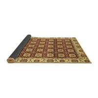 Ahgly Company Indoor Square Oriental Brown Traditional Reale Rugs, 8 'квадрат