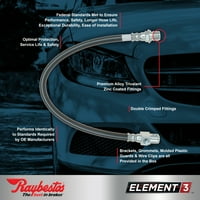 Raybestos Element спирачни маркучи отговаря на избрания: 2009- Hyundai Genesis, 2012- Hyundai Equus