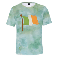 Сейнт Патрик Ден на мъжете тениска страхотна уникална атрактивна тениска за дизайн за млади хора за подарък на Husbund