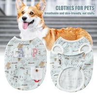 Shulemin дрехи за домашни любимци, кучешка жилетка мода дишащи костюми яке малки кучета жилетка за открито