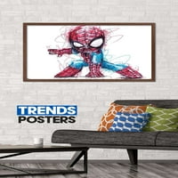 Marvel Comics - Spider -Man - Sketch Wall Poster, 22.375 34
