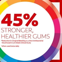 Colgate Total Gum Health Alkoble Free Wash Wash, Clean Mint - 1L, 33. Течна унция