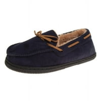 Beverly Hills Polo Club Boys Moccasins чехли: Unise Indoor Outdoor House Shoes With Anti -Slip Sole - Navy, 3