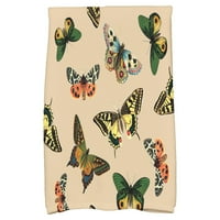 Просто Дейзи 18 30 Пеперуди Животински Печат Кърпа За Ръце