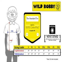 Wild Bobby, цветна дъгова заек любител на животни Мъжки тениска, Fuschia, 3XL
