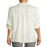 Концепции Дамска Плисирана плетена блуза