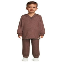 лесен-грахово бебе и малко дете момчета Хачи плетен суитшърт и джогинг панталон комплект, 2-парче, размери 12м-5т