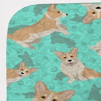 Fawn Cardigan Corgi Quilted одеяло