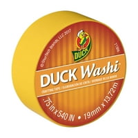 Duck Washi 0.75 YD Жълта занаятчийска лента