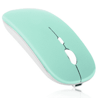 2.4GHz & Bluetooth Акумулаторна мишка за Pro Bluetooth безжична мишка, проектирана за лаптоп Mac ipad Pro Computer Tablet Android