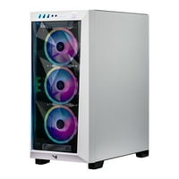 Velztorm White Pilum CTO Gaming Desktop течно охлаждане, RGB фенове, 750W PSU, AC WiFi, BT 5.0, Win10home)