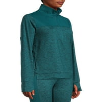Авиа Жените руно облицовани тримесечие цип Пуловер