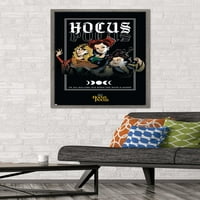 Disney Hocus Pocus - Плакат за лунна стена, 22.375 34 Framed