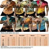 Луклум мъже тениска с къс ръкав летни ризи бутон надолу върховете редовно прилепнати тениски стил тениска b xl