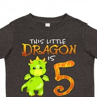 Inktastic Dragon 5-ти рожден ден- Включване на пет подаръци за малко дете или тениска за момиче