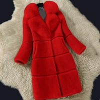 Женско модно палто Елегантно дебело топло дълги яке