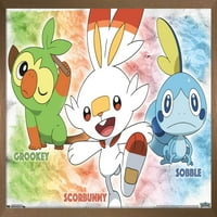 Pokémon: Меч и щит - Групов стенен плакат, 14.725 22.375