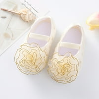 Hunpta Toddler Shoes Малки детски обувки мека подметка за малко дете сладки цветя принцесни обувки