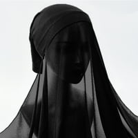 Ловно ухо женски мек шифон дълъг шал шал модна хиджаб опаковка хиджаб шапка куфар пътуване