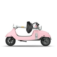 Цетле про електрически скутер със сгъваема седалка в Мили работен обхват и 15,5 мили / ч Ма скорост-Розово