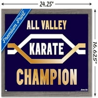 Cobra Kai - All Valley Karate Champion Wall Poster, 14.725 22.375