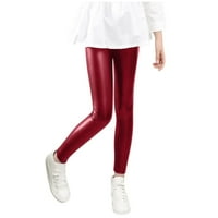 Kali_store sweatpants за момичета момичета активно облекло гамаши еластични меки звънчета панталони за детски плътни цветове заливане