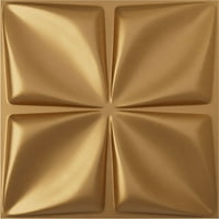 Екена Милуърк 5 8 в 5 8 х Райли Ендуравал декоративен 3д стенен панел, светло златно покритие