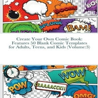 Създайте свой собствен комикс: функции празни Комикс шаблони за възрастни, тийнейджъри и деца