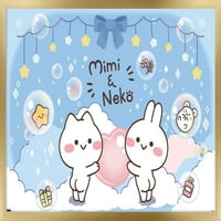 MIMI & NEKO - Плакат за стенни облаци, 14.725 22.375 рамки