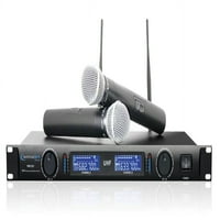 Технически Pro WM Professional 2-канален UHF двойна безжична микрофонна система