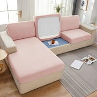 L-образен секционен диван капак, устойчиви на износване на дивана възглавница, подмяна на калъф за калъф, универсален защитник
