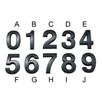 DIDO HOUSE номера за външни използвания проста черна здрава номера знаци части знаци за маркиране на вратата Направете аксесоар