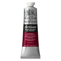 Winsor & Newton Artisan Water Mixable Color Color, 37ml, постоянен Alizarin Crimson
