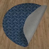 Ридж Синя площ килим от Kavka Designs
