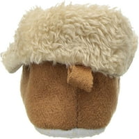 Luvable Friends Baby Unise Moccasin обувки, кестен, 6- месеца