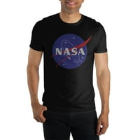Мъжки космически лого на НАСА Space Logo Soft Hand Print-голяма