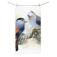 Две птици баня кърпа за кърпа за кърпа за душ кърпа за кърпа за кърпа