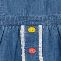 Уондър Нейшън Бебе Момиче Сукман рокля, тениска и пелена покриване комплект Облекло, 3-парче