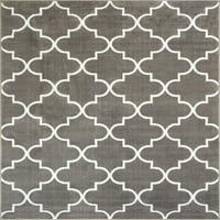 Добре изтъкани килими от модерна зона, сиво, сиво, сиво