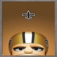 New Orleans Saints - S. Preston Mascot Sir Saint Wall Poster, 14.725 22.375