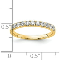 14k жълто злато лаборатория отглеждана диамант Si1 Si2, G H I, 1 2ct сватбена лента, направена в Индия RM4227B-045-8ylg