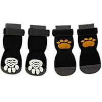 Pet Cat Dog Памучни чорапи с антиплъзгащи долни плетани отпечатани чорапи есен зимни топли чорапи домашни кучета котки чорапи