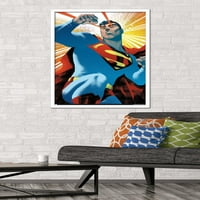 Комикси-Супермен-Екшън Комикси Вариант Плакат За Стена, 22.375 34 В Рамка